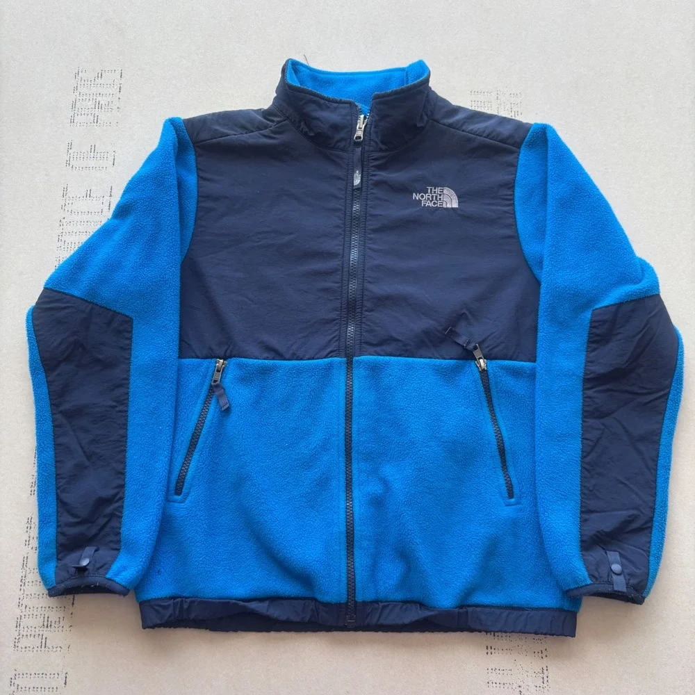Gorp‎ Core Indie The North Face Fleece Jacket Blue Navy Denali Style Full Zip
